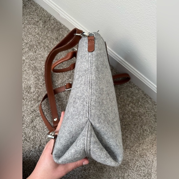 GRAF LANTZ MINI BEDFORD Merino Wool BACKPACK, Sienna leather - Picture 14 of 16